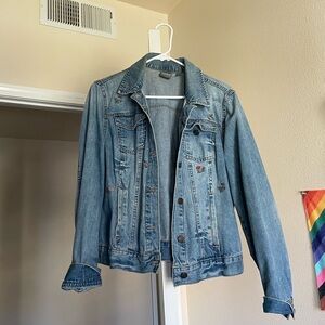 New York & Company Light Blue Denim Jacket